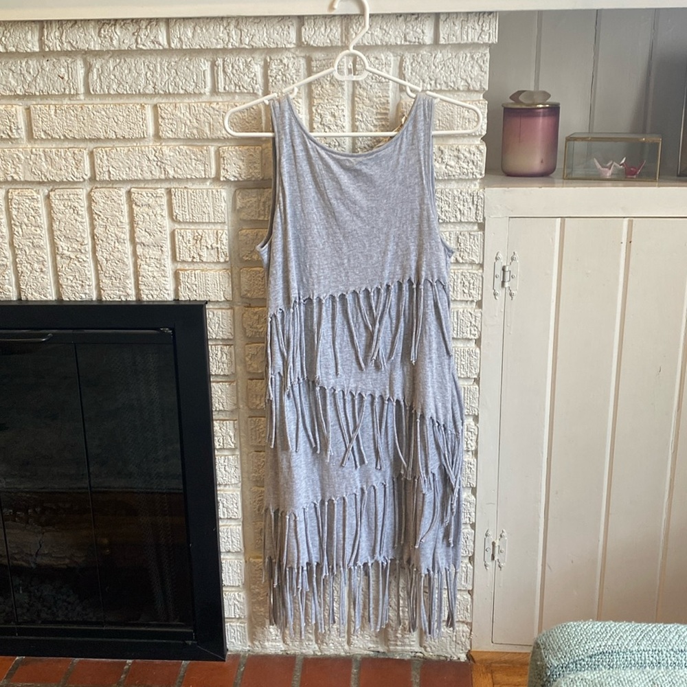 Tshirt fringe dress